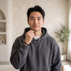 east asian presenter